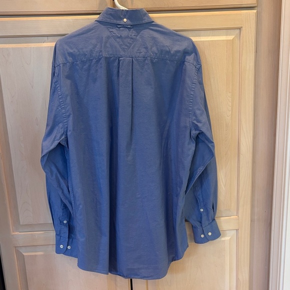 Tommy Hilfiger Men’s Blue Button-Down Shirt Size Large - Picture 6 of 7